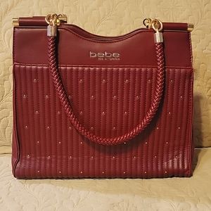 Maroon bebe los angeles purse